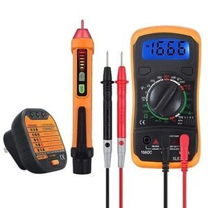 Neoteck Electrical Non-Contact 12-1000VAC Mini Digital Multimeter Test Kit SU134